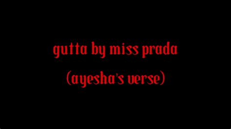 gutta miss prada lyrics.